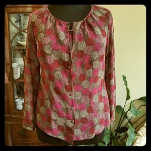 Button Up Blouse. Best worn with camisole